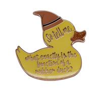 Rubber Duck Enamel Brooch Pin Funny Quotes Metal Badges Lapel Pin Brooch Cartoon Cute Animals Duck Enamel Brooch Lapel Pin for DIY Clothing Bag