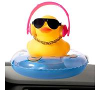 Rubber Duck For Car,Rubber Ducks Novelty, Auto Dashboard Decorations Rubberr Duck,Cars Dashboards Accessories,Funny Christmas Ducks Ornaments For Room Table Decorations, Holiday Present