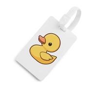 Rubber Duck Funny Luggage Tag Travel Baggage Name ID Card Personalized Suitcase Tags