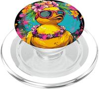 Rubber Duck Hawaiian Rubber Duckling Rubber Duckie Hawaii PopSockets PopGrip for MagSafe