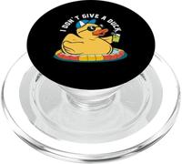 Rubber Duck I Don't Give A Duck Rubber Duckling Cute Duckie PopSockets PopGrip for MagSafe