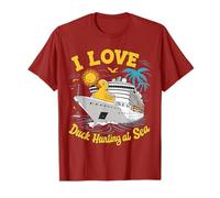 Rubber Duck I Love Duck Hunting at Sea Cruise Ship Funny T-Shirt