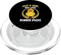 Rubber Duck Just a girl who loves rubber ducks Duckie PopSockets PopGrip for MagSafe