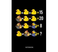 Rubber Duck Notebook: Order Of Operations Duckie Quiz Rubber Duck Math Teacher | Cute Duck Lined Journal, The Perfect Novelty Duck Gift For Anyone Who Loves Ducks.