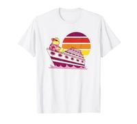 Rubber Duck On A Cruise Ships Bird Sea T-Shirt
