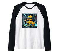Rubber Duck Physics Chemists Teacher Science Rubber Duckie Raglan Baseball Tee