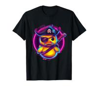 Rubber Duck Pirate Artwork Ocean Drawing Rubber Duck Lover T-Shirt