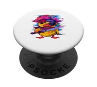 Rubber Duck Pirate Rubber Duckie Funny Rubber Duck Captain PopSockets Adhesive PopGrip