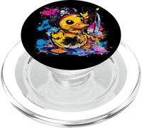 Rubber Duck Pirate Watercolor Rubber Duckling Rubber Duckie PopSockets PopGrip for MagSafe