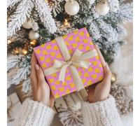 Rubber Duck Print Pattern Wrapping Paper - Gift - Anniversary, Birthdays, Weddings, Valentines - Gifts Him Her Hen Party - W13 Multi (Pink, Medium Sheet - 42 x 58cm / 15.7" x 22.8" inches)