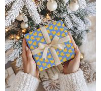 Rubber Duck Print Pattern Wrapping Paper - Gift - Anniversary, Birthdays, Weddings, Valentines - Gifts Him Her Hen Party - W13 Multi (Light Blue, 1 Meter Roll - 58cm x 100cm/ 22.8" x 39.3")