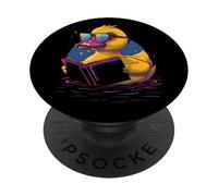 Rubber Duck Rubber Duckie Reading Book Rubber Duckling PopSockets Adhesive PopGrip