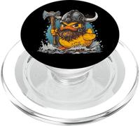 Rubber Duck Rubber Duckie Viking Duck Viking Helmet Vikings PopSockets PopGrip for MagSafe