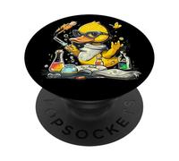 Rubber Duck Science Teacher Rubber Duckie Physics Chemists PopSockets Adhesive PopGrip