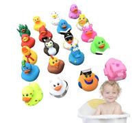 Rubber Duck Set, Colourful and Cute Duck Fun Ducks for Toddler Party Favours, Toy the Summer Beach Pool Party in the Classroom