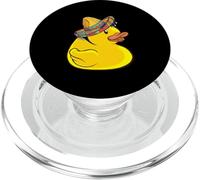 Rubber Duck Sombrero Mexico Cute Duckie Rubber Duck Lover PopSockets PopGrip for MagSafe