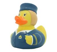 Rubber Duck Stewardess, Duck, Rubber Duck, Rubber Duck Squeaker Duck - Collectable rubber duck bath toy, Lilalu 2045