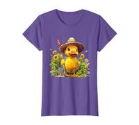 Rubber Duck Sunflower Gardening Rubber Duckie Gardener T-Shirt