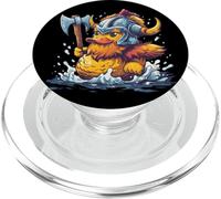 Rubber Duck Viking Helmet Rubber Duckling Viking Duck PopSockets PopGrip for MagSafe