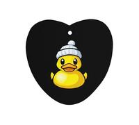 Rubber Duck With Hat Car Air Freshener Aromatherapy Tablets Hanging Scented Cards for Rooms Bathrooms Wardrobe Love form