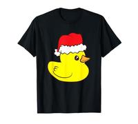 Rubber Duck With Santa Hat Cute Rubber Duck Christmas T-Shirt