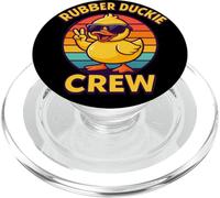 Rubber Duckie Crew Cool Duckling Yellow Rubber Duck PopSockets PopGrip for MagSafe
