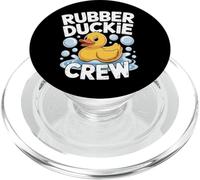 Rubber Duckie Crew Squeaky Duck Bathing Fun Rubber Duck Kids PopSockets PopGrip for MagSafe
