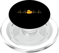 Rubber Duckie Heartbeat Duckling Rubber Duck Bath Toys Boys PopSockets PopGrip for MagSafe