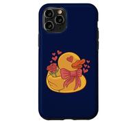 Rubber Duckie Red Heart Funny Valentines Day Women Men Kids Case for iPhone 11 Pro