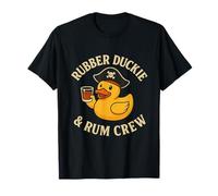 Rubber Duckie & Rum Cruise Crew Pirate Duck Matching Group T-Shirt