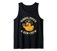 Rubber Duckie & Rum Cruise Crew Pirate Duck Matching Group Tank Top