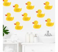 Rubber Ducks 10pc Wall Art Vinyl Printed Stickers