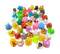 Rubber Ducks - Bath Toys | 20 X Little Cute Duck Toy | Classroom Incentives, Summer Beach, And Pool Activity, Baths Toy Decorations For Kids, Baby Shower, Boys, Girls (5-6cm/1.97-2.36inch Single)