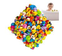 Rubber Ducks Mini Rubber Ducks - Cute 50 Pieces Bath Ducks with Bag, Baby Ducks as Toys | Colourful Rubber Ducks for Bathtub, Swimming Pool, Educational Games in the Classroom, Ideal for Outdoor Fun
