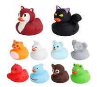 Rubber Ducks Multipack, Mini Rubber Ducks for Bath Time Fun, Squishy Duck Toys, Five by Five Centimetre Size