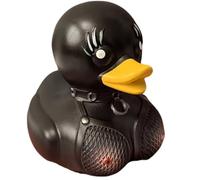 Rubber Ducks Novelty, 4 x 2 x 3" Unique Black Easter Rubber Duck, Mini Plastic Halloween Decorations Cute, Collectible Baby Bath Toys, Creative Gifts for Desk Home Decor Holiday Party Favors Supplies