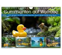 Rubber ducks on a world tour UK-Version (Wall Calendar 2026 DIN A4 Landscape), CALVENDO 12 Month Wall Calendar
