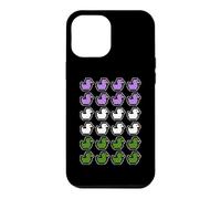 Rubber Ducks Pixel Art LGBT Gender Queer Flag Colors Case for iPhone 12 Pro Max
