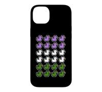 Rubber Ducks Pixel Art LGBT Gender Queer Flag Colors Case for iPhone 14 Plus