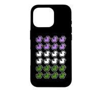 Rubber Ducks Pixel Art LGBT Gender Queer Flag Colors Case for iPhone 16 Pro