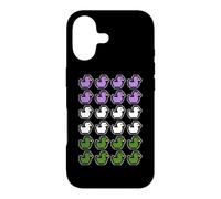 Rubber Ducks Pixel Art LGBT Gender Queer Flag Colors Case for iPhone 17