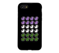 Rubber Ducks Pixel Art LGBT Gender Queer Flag Colors Case for iPhone SE (2020) / 7/8