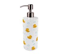 Rubber Ducks Soap Dispenser - Bubbles 550ml Stainless-Steel Refillable Bathroom/Kitchen Pump Bottle Gift