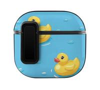 Rubber Ducky Cute Case PC Earbud Cases Protective Cover Compatible for AirPods 4