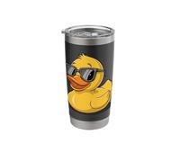 Rubber Ducky with Sunglasses Bath Duck Stainless Steel Insulated Tumbler