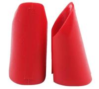 Rubber Dumbbell Grip Covers for Fitness Training, Red, Reusable | Tear-resistant Handle Covers, Lightweight Safety Support, for Sports Sessions and Fitness Enthusiasts