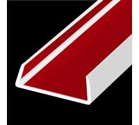 Rubber Edge Trim, Flexible Self Adhesive U Shaped Peel and Stick Edge Banding, 50mm(2") Big Size U Channel Edge Protector, Baby Proof Edge Guards for Woods, Plywood, Furnitures, 6m, White