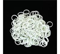 Rubber Elastic Bands, 500pcs White High Elastic Rubber Bands, Ring 16 * 1.4mm, Strong, Holder Band Loop School Supplies