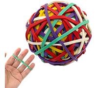 Rubber Elastic Bands Office Thick Large Colored Rubber Band Ball For Packing Document Organizing Office And Home 120 Pcs