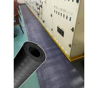 Rubber Electrical Insulating Mat, High Voltage Protection, Non-Conductive Safety Flooring for Switchboards